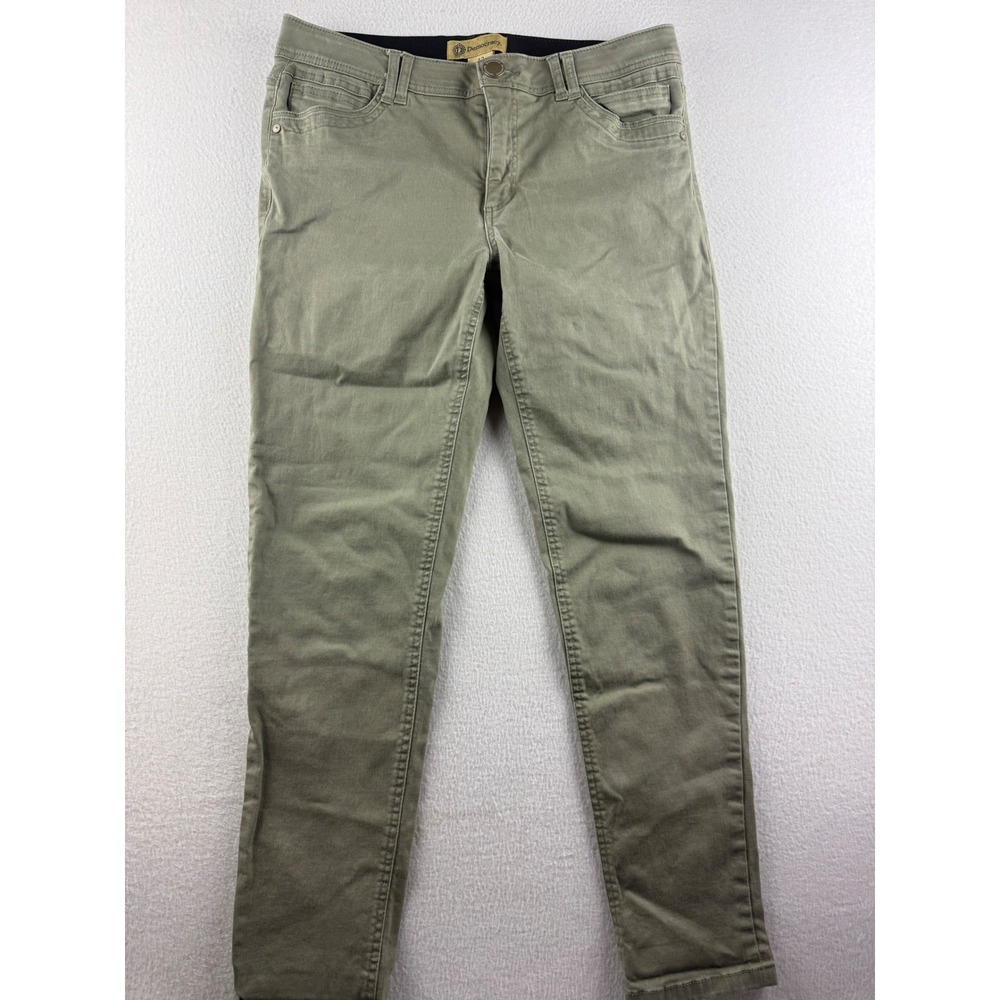 Democracy Womens 12 Ab Technology Olive Green Slim Leg Trousers B1641E8X2XX